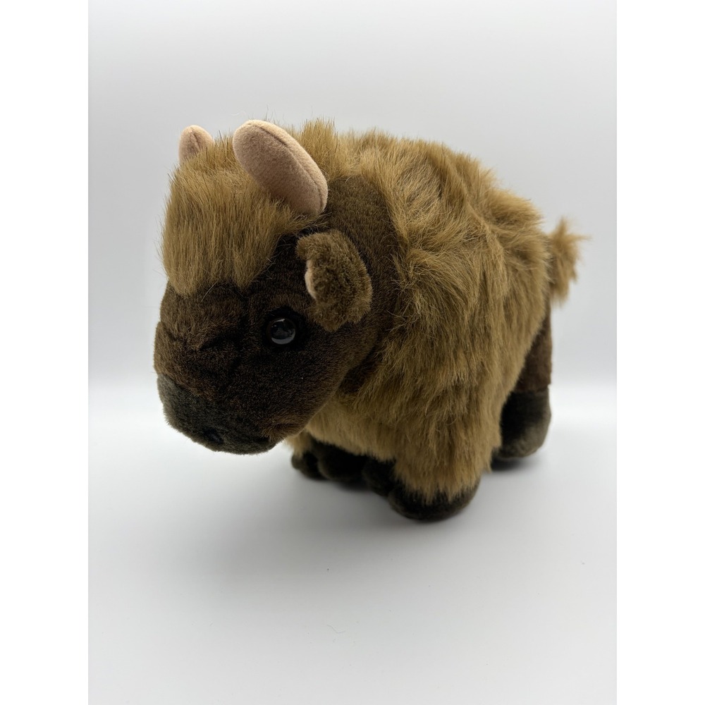 Steven Smith Buffalo Plush Stuffed Animal Brown Small Soft Toy Bison Cute